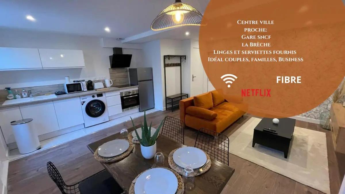 Le Jardin Niortais - Hyper Centre- Proche Gare - Paisible - Grand Jardin Prive, Wifi Hd -Netflix Daire Dış mekan fotoğraf